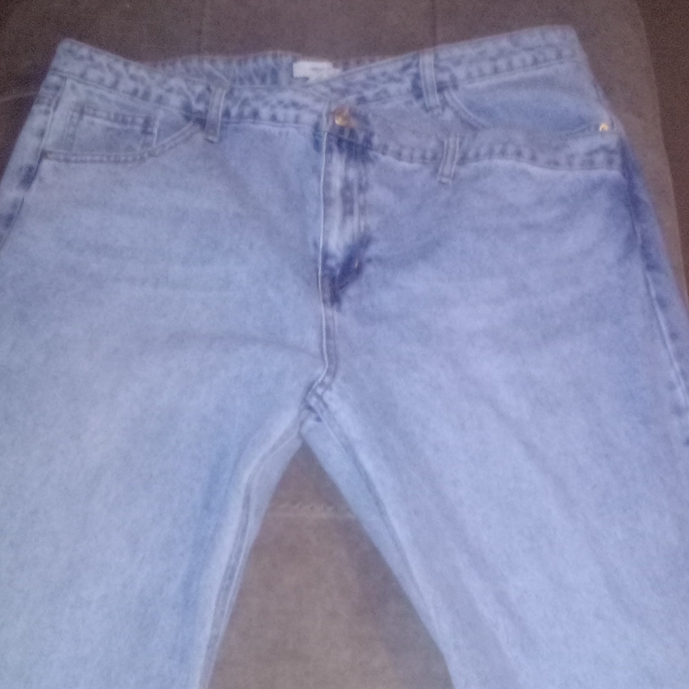 Trendy blue jeans